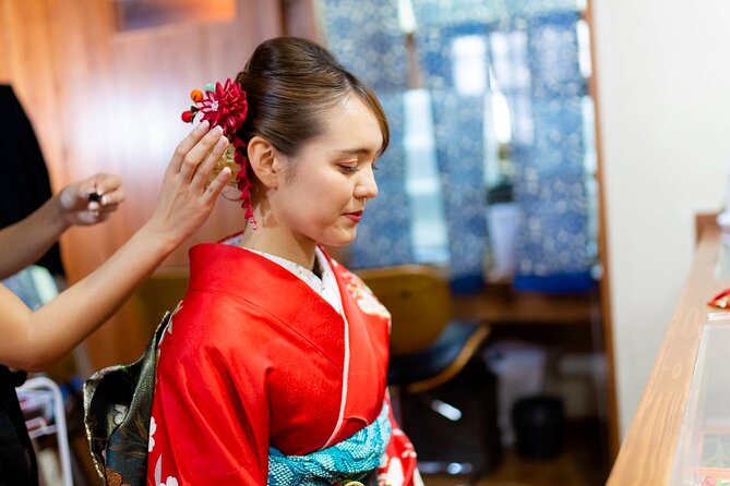 Japanese Traditional Costumes Kimono Yukata Ryuso Photography Course << Hair Set & Point Makeup & Dressing & Photography >> - Photography Course Details and Inclusions