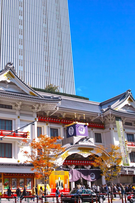Japanese Traditional Performing Kabuki & Ginza Walking Tour - Souvenir Shopping at Kabukiza
