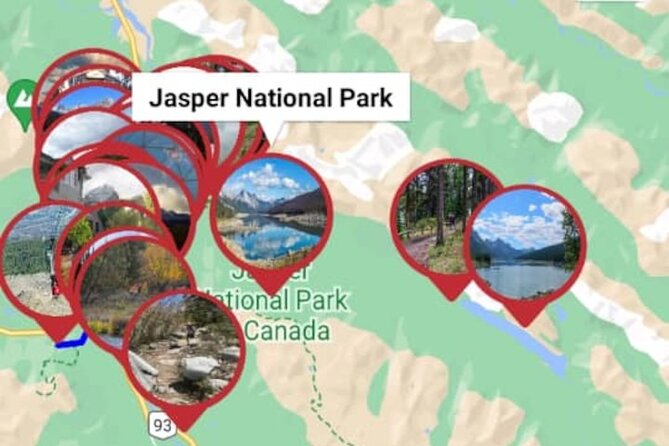 Jasper Self-Guided Routes APP With Audio Guide - Tour Details and Inclusions