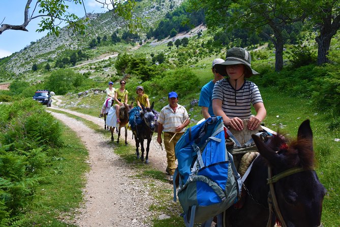 Jeep Safari Berat Hiking Caravan Mule in Tomori Holy Mount - Meeting and Ending Locations