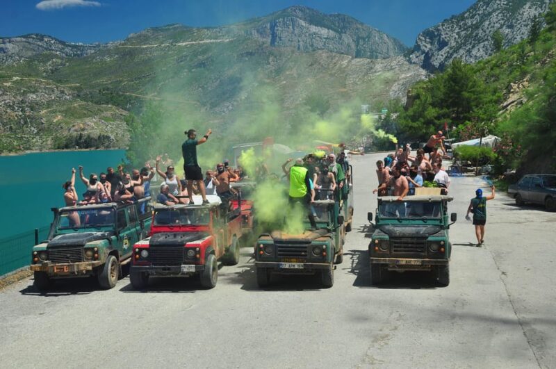 Jeep Safari-Lunch-Boat-Canyon-Waterfall-Foam,Water Party - Exploration Highlights