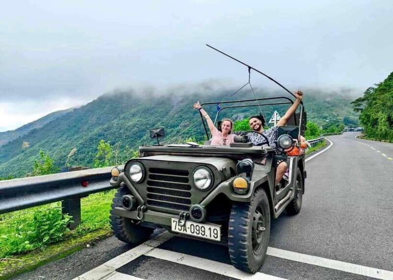 JEEP TOUR HOI AN TO HUE and ADMIRE THE HAI VAN PASS - Enjoying Lunch at a Local Seafood Restaurant