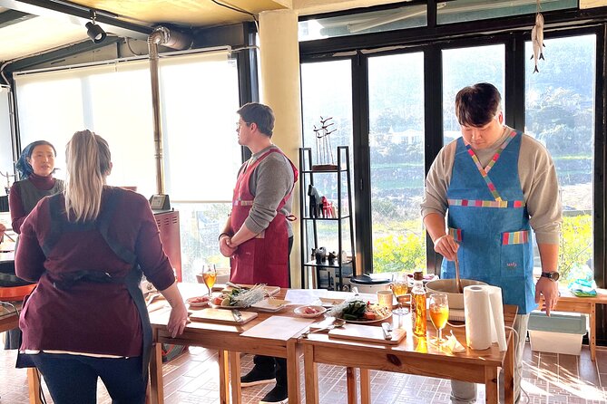 JEJU Cooking Class _Class & Dinner at Jeju Seaside Sunset Terrace - Inclusions and Transportation