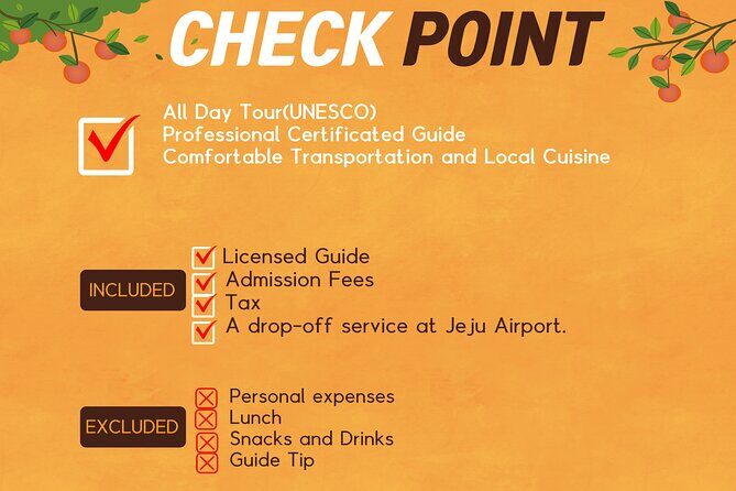 Jeju Island UNESCO Heritage Bus Tour - Key Points