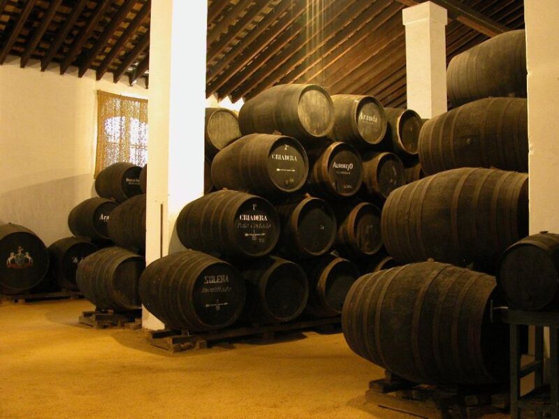 Jerez: Alvaro Domecq Winery Guided Tour With Wine Tasting - Cellars and Offerings
