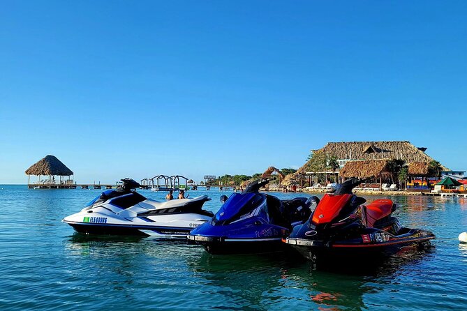 Jet Ski Rental at Secret Beach, San Pedro, Belize. - Activity Highlights