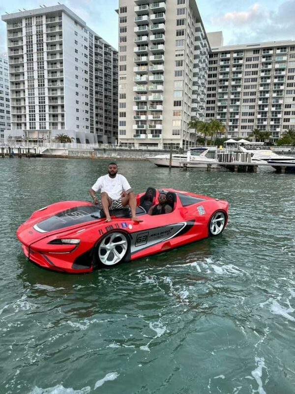 JetCars Miami Beach & Free Boat Ride + $250 Due At Check in - Key Points