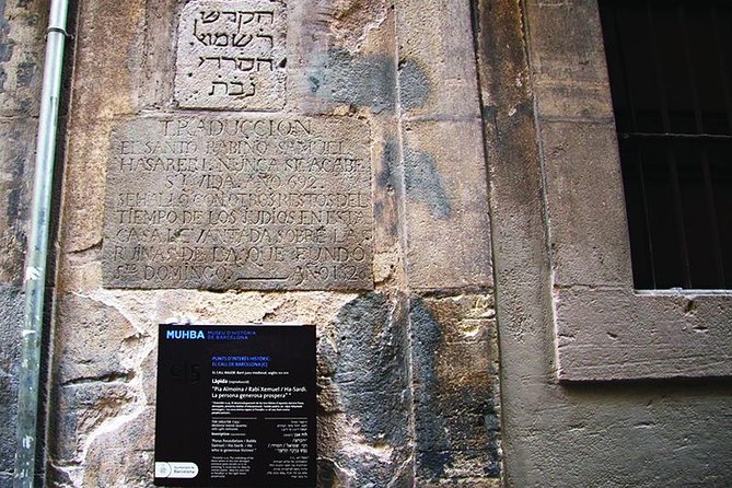 Jewish Quarter of Barcelona Private Tour With Hotel Pick-Up - What to Expect During the Tour