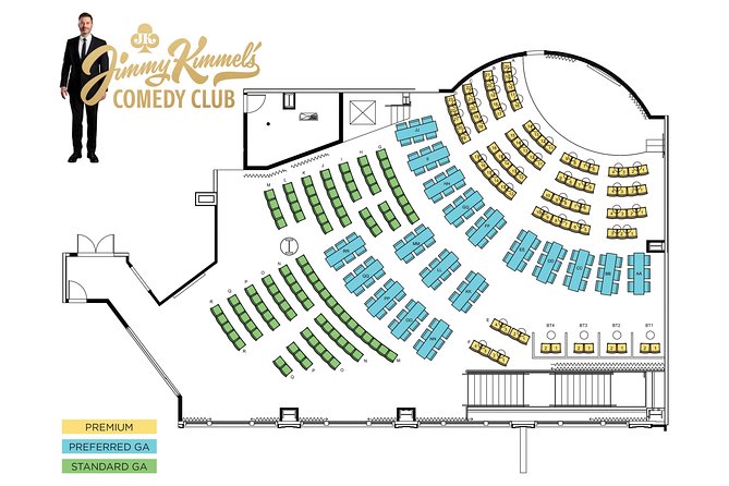 Jimmy Kimmels Comedy Club at the LINQ Promenade in Las Vegas - Dining and Beverage Options