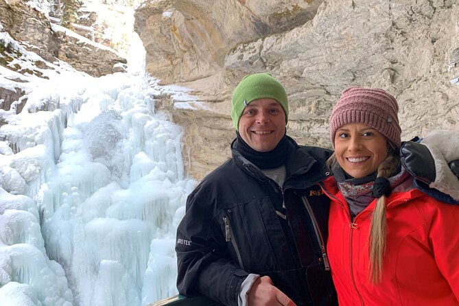 Johnston Canyon Icewalk From Banff AM - Meeting and Pickup Details