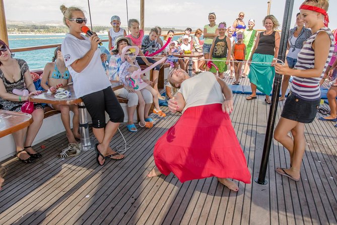 Jolly Roger Boat Cruise From Paphos - Included Activities and Entertainment