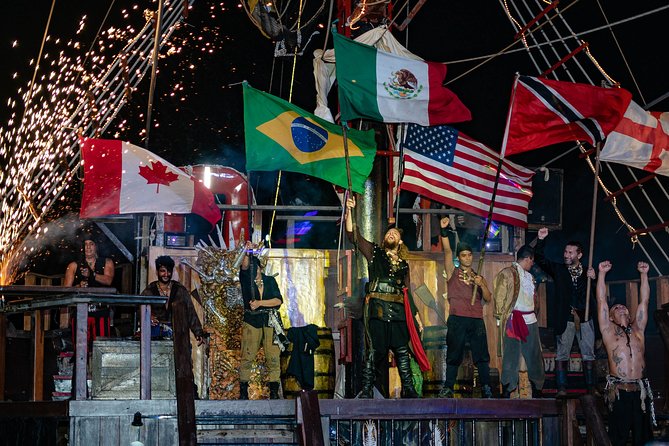 Jolly Roger Pirate Show and Dinner in Cancun - Included in the Tour