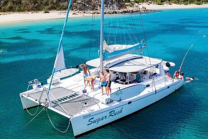 Jost Van Dyke - Sandy Spit & Soggy Dollar Sailing Tour in the BVI - Food & Drink: Satisfying & Refreshing