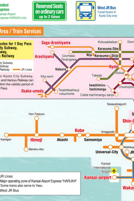 JR West: Kansai Area Pass - Additional Information