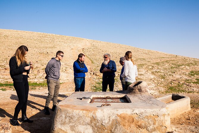 Judean Desert Jeep Adventure From Jerusalem - Admiring the Ancient Site at Mt. Azazel