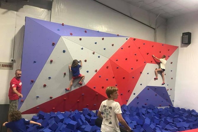Jumpmasters OBX Fun Park - Thrilling Climbing Wall Ascent