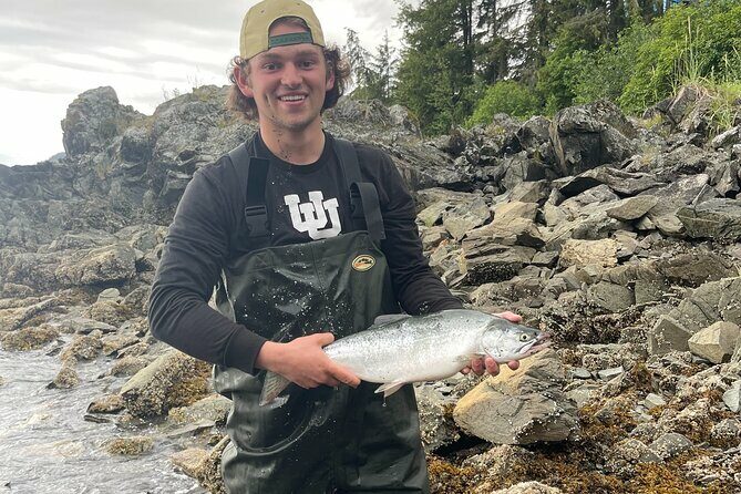 Juneau Shore Fishing Shuttle and Gear - The Sum Up