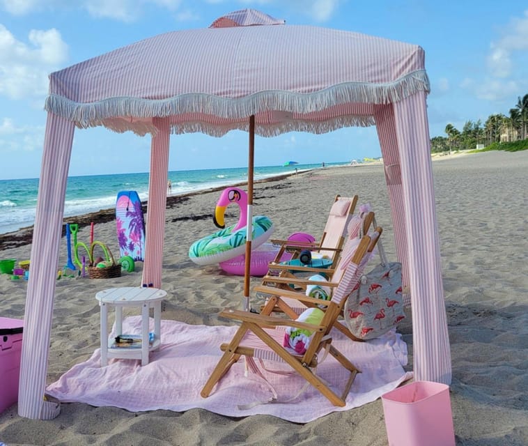 Juno Beach: All-Inclusive Beach Day Cabana Rental - Personalization and Add-Ons