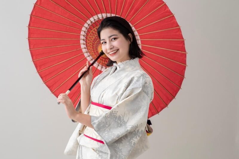 Kagoshima: Oshima Tsumugi Kimono Rental With Dressing - Quick Plan Option
