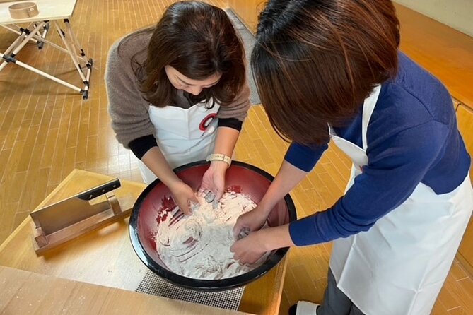 Kagoshima Soba Noodle Making With Local Ingredients - Cutting the Fresh Soba Noodles
