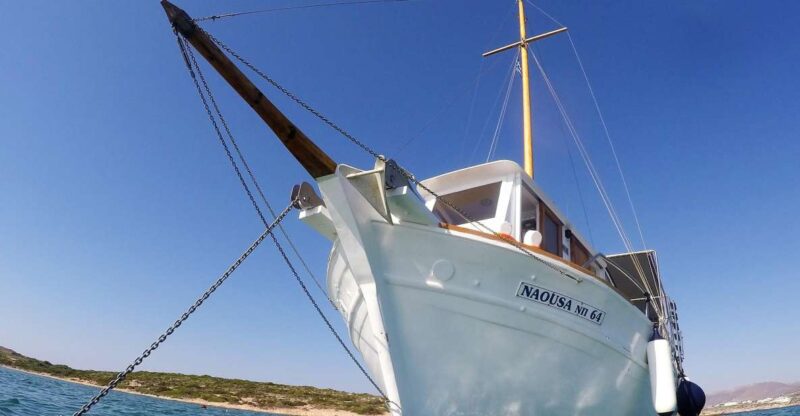 Kaiki Cruise to Antiparos & Despotiko Including BBQ Lunch - Crystal Clear Waters
