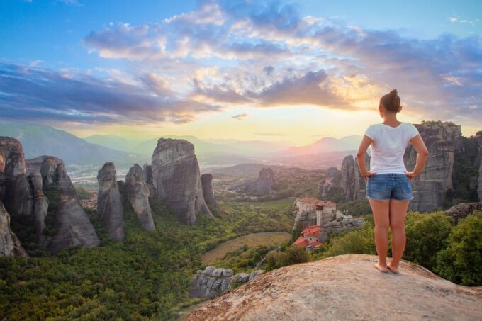 Kalabaka/Kastraki: Meteora Sunset, Monastery, and Caves Tour - Hermit Caves of Badova