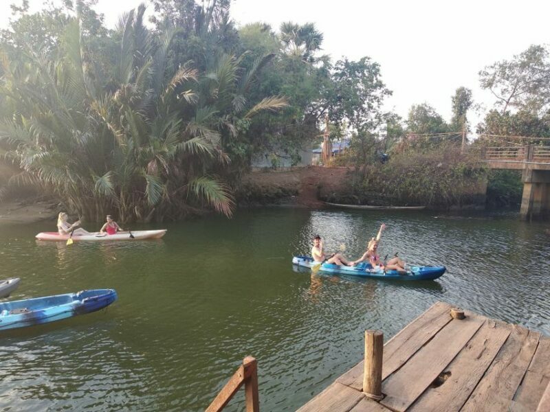 Kampot Countryside & Pepper Farm Tour, Kayak Trip with Lunch - Kayaking in the Green Cathedral
