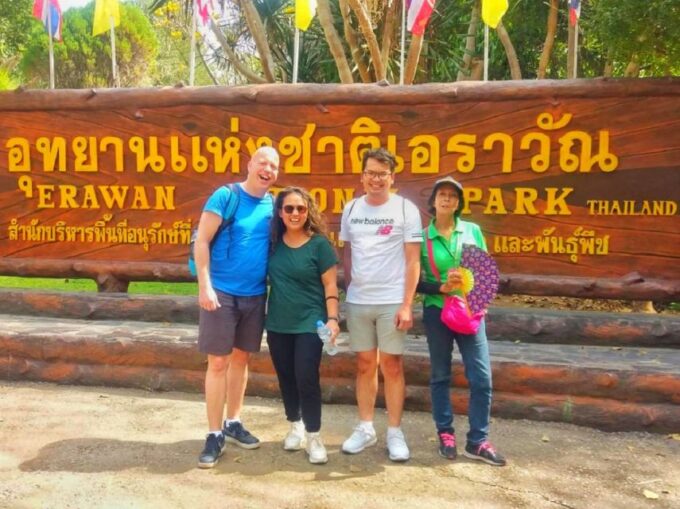 Kanchanaburi: Erawan Waterfall & Train Full-Day Tour - Erawan National Park