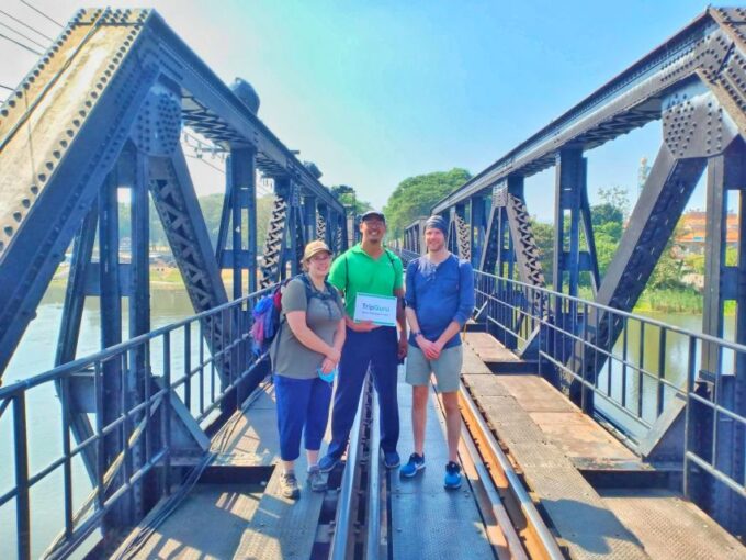 Kanchanaburi: Erawan Waterfall & Train Full-Day Tour - Bridge On The River Kwai
