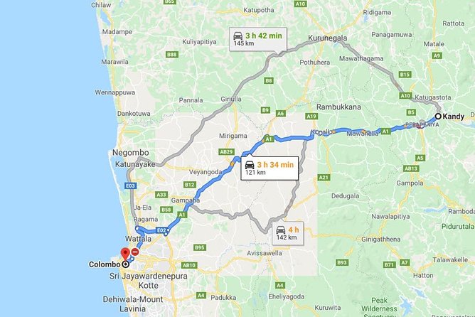 Kandy City to Colombo City Private Transfer - Accessibility and Participation