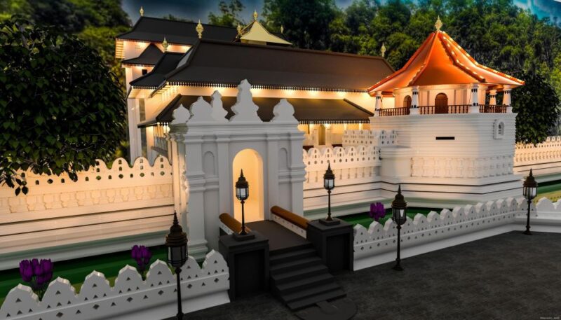 Kandy: Private Guided City Tours by Tuk Tuk Sightseeing Tour - Temple of the Tooth