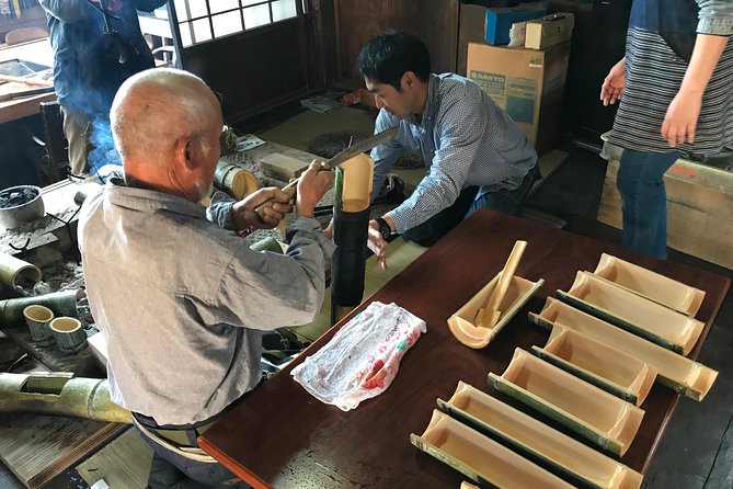 Kappa Chicken Cooking Experience (With Experience of Making Bowls and Chopsticks Using Green Bamboo) - Exploring Aotake Bamboo Crafting