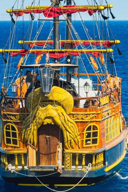 Kardamaina: Pirate Boat Cruise to 3 Bays With BBQ Lunch - Key Points