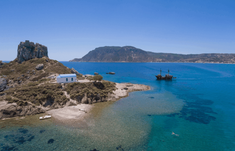 Kardamaina: Pirate Boat Cruise to 3 Bays With BBQ Lunch - Onboard Experiences
