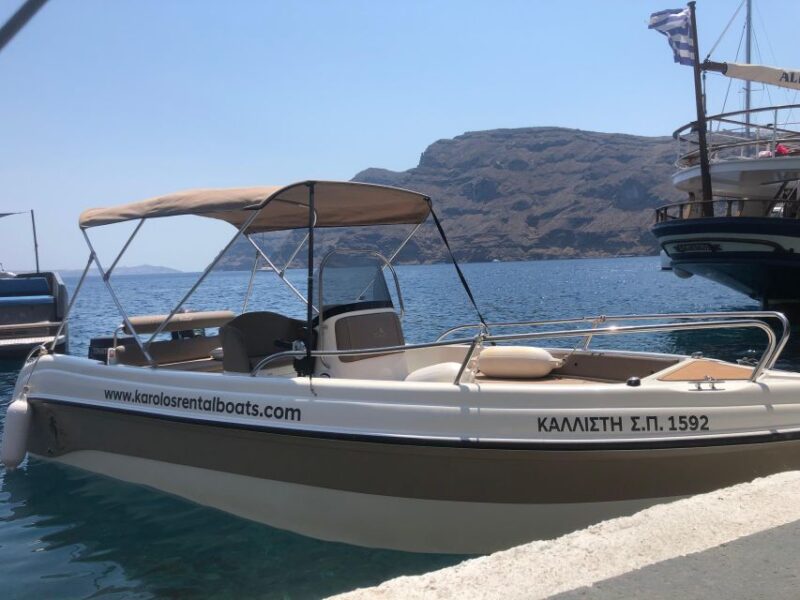 Karolos Rental Boats Santorini - Itinerary