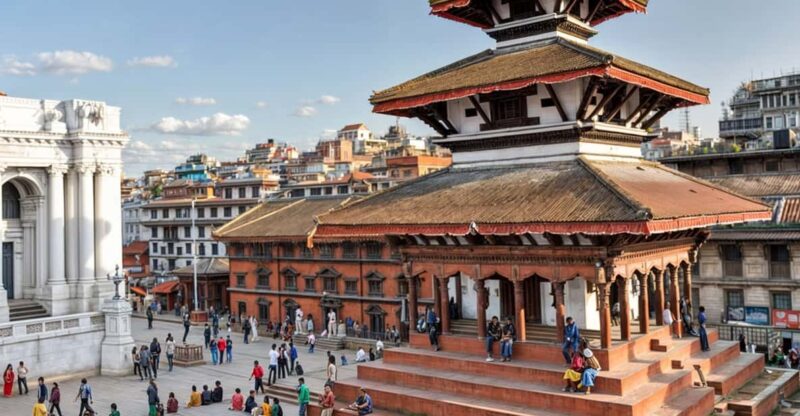 Kathmandu City Tour in UNESO Heritage Site, Living Goddess - Swayambhunath Temple Panorama