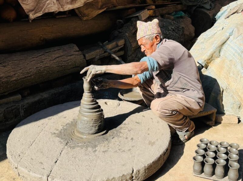 Kathmandu: Pottery and Wood Carving Experience in Bhaktapur - Itinerary Highlights