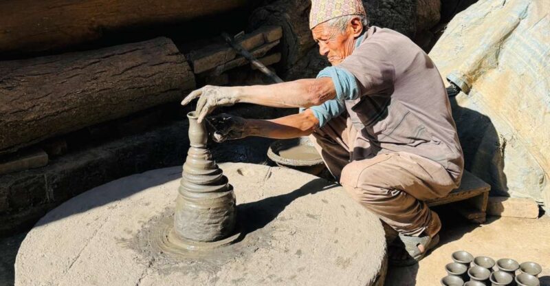 Kathmandu: Pottery and Wood Carving Experience in Bhaktapur - Engaging With Local Artisans