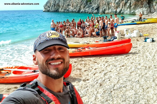 Kayak Day Drymades - Gjipe - Professional Guides and Languages