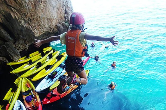 Kayak Excursion in Altea to Cova Dels Coloms Platja Mascarat - Included Materials and Insurance