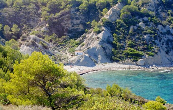 Kayak Route Cala Blanca, in Dins, Sardinera, Portixol Island - Booking Information