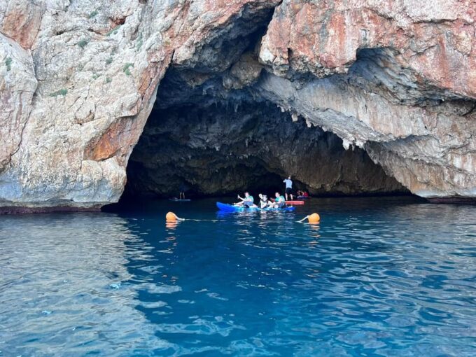 Kayak Route in Granadella Javea Llop Marí Cave, Ambolo Cove - Frequently Asked Questions