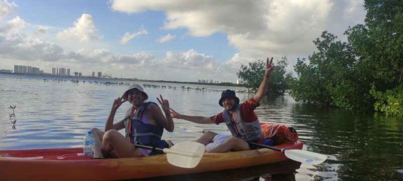 Kayak Sunset in the Lagoon Nichupte by Wayak - Meeting Point and Directions