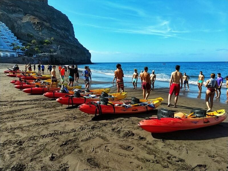 Kayak Through the Caves and Cliffs of Mogan - Paddling Through Scenic Landscapes