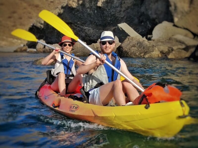 Kayak Through the Caves and Cliffs of Mogan - Enjoy the Picnic Spread