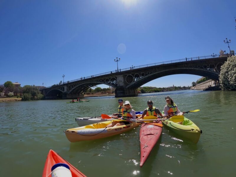 Kayak Tour of Historic Seville, Triana and Cartuja - Visiting the Sites