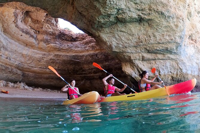 Kayak Tour to Benagil Cave & Marinha Beach - From Portimão - Meeting and Pickup