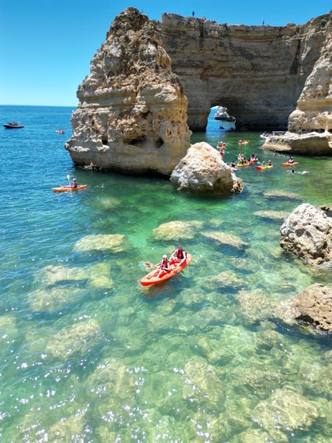 Kayak Tour Unexplored Caves + Benagil Cave - Guided Tour Features