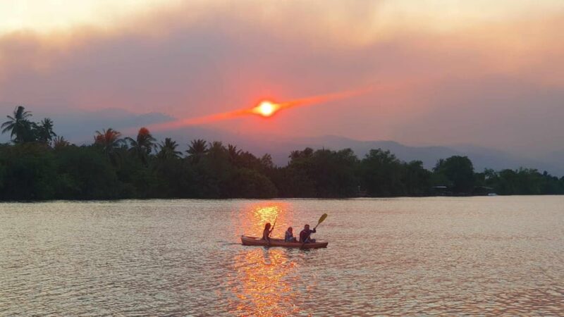 Kayak Trip Around Green Cathedral, Swim, Reflection Sunset - Itinerary Details