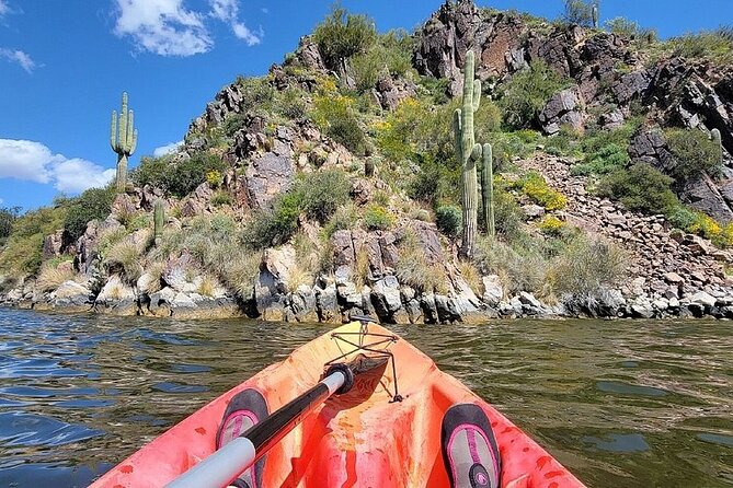 Kayaking 3 Hr Canyon & Cliffside on Saguaro Lake - Navigating to Saguaro Lake